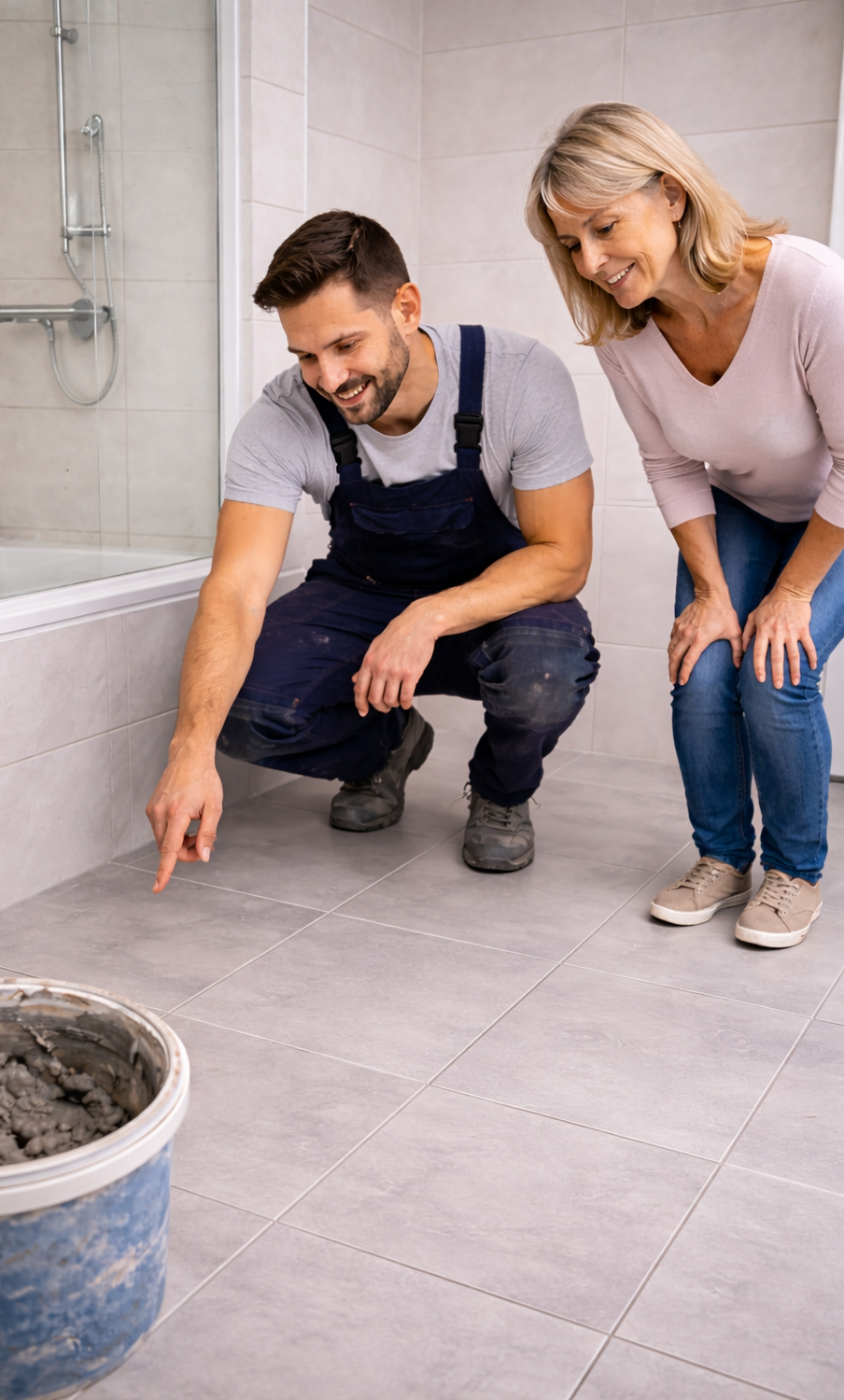 Укладка плитки и керамогранита от 1500 ₽/м²